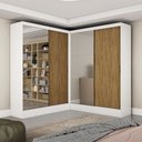 Ver imagem 1 de Closet Casal Duplo Belém 4 Portas Plus 4 Gavetas Carioca Móveis