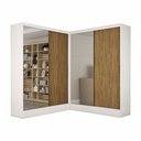 Ver imagem 2 de Closet Casal Duplo Belém 4 Portas Plus 4 Gavetas Carioca Móveis