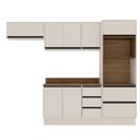 Ver imagem 3 de Cozinha Compacta 4 Peças 250047 com Tampo Koya Creme Politorno Móveis