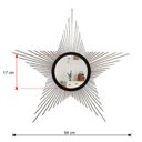 Ver imagem 4 de Espelho decorativo de parede redondo com moldura palitada Centauri Prata