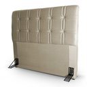 Ver imagem 7 de Cabeceira Cama Box Casal 140cm Suede Velut Bege - King House