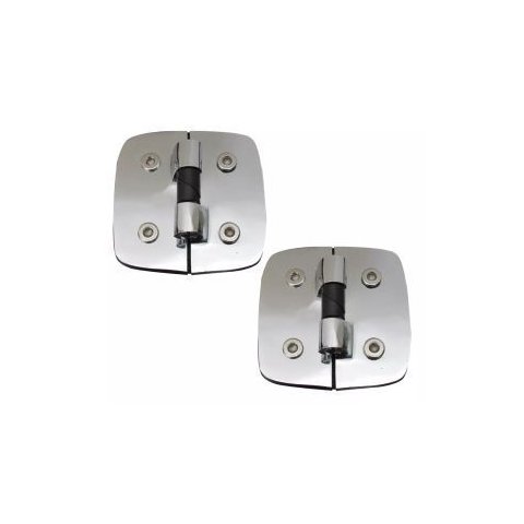 Dobradiça Dupla Automática P/ Box de Banheiro Direita 1129d - 2un