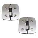 Ver imagem 1 de Dobradiça Dupla Automática P/ Box de Banheiro Direita 1129d - 2un