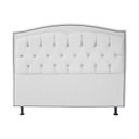 Ver imagem 3 de Kit Cabeceira e Calçadeira com Baú 160 Cm Queen Casal Diana Suede Branco - Fina Mobília