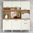 Ver imagem 2 de Kit Cozinha Compacta 6 Portas Siena 160 Cm Atacama Off White Armoveis