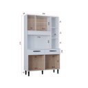 Ver imagem 6 de Armário Cozinha Compacta Malu 7 Portas 2 Gavetas MDP/MDF  branco Poquema Móveis