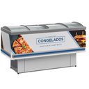 Ver imagem 1 de Ilha Plus Dupla Ação Vidro Curvo Gesv190c Gelopar Expositor 525 Litros Branco 220v