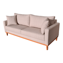 Ver imagem 3 de Sofá Rússia | Base de Madeira & Tecido Acquablock Impermeável | 3 Lugares | Medida 200cm | Linhão