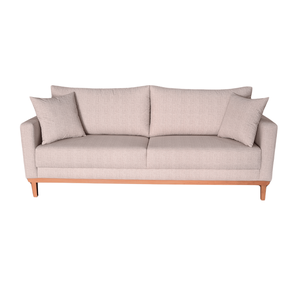 Sofá Rússia | Base de Madeira & Tecido Acquablock Impermeável | 3 Lugares | Medida 200cm | Linhão