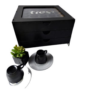 Suporte de Capsula Café Tres Acrilico 75 capsulas