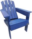 Ver imagem 1 de Cadeira Adirondack Madeira Plástica Maciça Marrom Lanci Lc-09 Azul