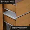Ver imagem 7 de Guarda-Roupa Casal 100% MDF com Espelho 6 Portas 2 Gavetas Jatobá Yescasa Cinamomo