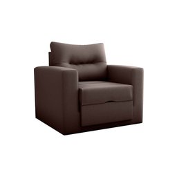 Sofa Cama Solteiro Marlene - Poltrona Cama Solteiro:marrom - 1
