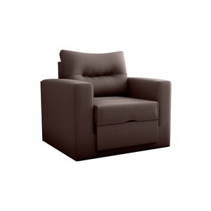 Sofa Cama Solteiro Marlene - Poltrona Cama Solteiro:marrom