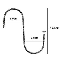 Gancho S Grande para Pendurar Plantas 17,5cm - 5peças - 2