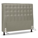 Ver imagem 1 de Cabeceira Cama Box Casal Queen Size Ciara 160cm Botonê com Frame Suede Bege - Desk Design