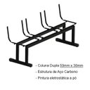 Ver imagem 5 de Longarina Cadeira 4 Lugares Iso Plástica Coluna Dupla Para Recepção Auditório Igreja Amarela