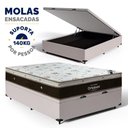 Ver imagem 5 de Cama Box Baú com Colchão de Molas Ensacadas Ortobom Sleep King Casal 138cm