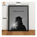 Ver imagem 2 de Quadro Decorativo Minha Luz É Jesus 33x24cm com Vidro Preto