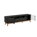 Ver imagem 5 de Rack Kappesberg 3 Portas 3d Preto Fosco 180cm