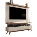 Ver imagem 3 de Painel Vivare 1,6 e Rack Vivare Wood 1,6 Off White-Freijó