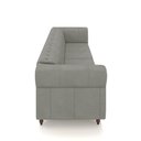 Ver imagem 6 de Sofá Living Sala de Estar Stanford Chesterfield 3 Lugares 260cm Pés de Madeira Couro Cinza G58 - Gra