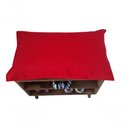 Ver imagem 3 de Sapateira Almofada Red Sala Quarto Escritório 40x40 4 Pares