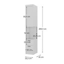 Ver imagem 5 de Conjunto de Guarda-roupa Modulado 6 Portas 6 Gavetas 4 Peças Viena Yescasa