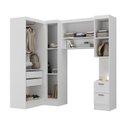 Ver mais imagens de Conjunto de Guarda-roupa Modulado 6 Portas 6 Gavetas 4 Peças Viena Yescasa