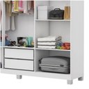 Ver imagem 4 de Guarda Roupa 6 Portas Carioca Móveis Branco