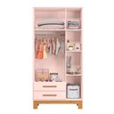 Ver imagem 4 de Guarda Roupa Infantil Q Encanto 3 Portas 2 Gavetas Qmovi