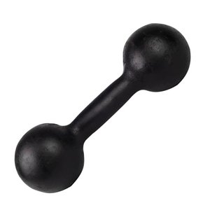 Halter Bola Pintado 10kg para Ginastica e Musculação Unidade:preto/único
