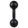 Halter Bola Pintado 10kg para Ginastica e Musculação Unidade:preto/único - 3
