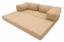 Ver imagem 6 de Sofá Cama 1,80 M Tecido Boucle Bege Flex Inbox
