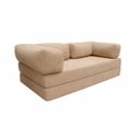 Ver imagem 1 de Sofá Cama 1,80 M Tecido Boucle Bege Flex Inbox
