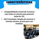 Ver imagem 3 de Ventilador Automotivo Duplo 12v Duplo com Ajuste para Carro Caminhões Van