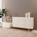 Ver imagem 3 de Buffet Duna Mdf e Mdp Off White
