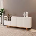 Ver imagem 2 de Buffet Duna Mdf e Mdp Off White