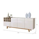 Ver imagem 5 de Buffet Duna Mdf e Mdp Off White
