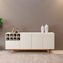 Ver imagem 4 de Buffet Duna Mdf e Mdp Off White