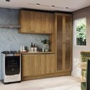Ver imagem 6 de Armário de Cozinha Compacta 100% Mdf 192cm Nogueira Celeste Kappesberg
