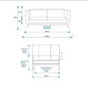 Ver imagem 6 de Sofá Dekorien Luminne 230cm Linho Cinza Sala Linha Premium