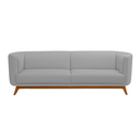 Ver imagem 2 de Sofá Dekorien Luminne 230cm Linho Cinza Sala Linha Premium