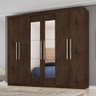 Guarda Roupa Casal 7000 6 Portas - Araplac - Imbuia - 2