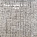 Ver imagem 2 de Sofá Rovere Retrátil 3 Módulos 4 Lugares D'confort Design Linho Mesclado Bege e Cinza M37