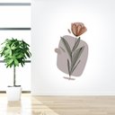 Ver imagem 2 de Adesivo de Parede Flor Minimalista Decorativa 53x90