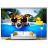 Papel De Parede Animais Cachorro Férias 3D Anm113 - 1