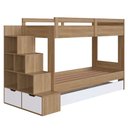 Ver imagem 2 de Treliche Infantil com Escada e Nichos Infix C06 Aveiro/branco - Mpozenato