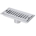 Ver imagem 1 de Ralo Linear 20cm Aço Inox Banheiro Lavabo Area Externa Anti Odor Anti Inseto Piscina Quintal