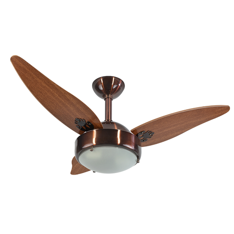 Ventilador de Teto Infinity Max Chocolate 3 Pás MDF Mg 220V+Controle 1005